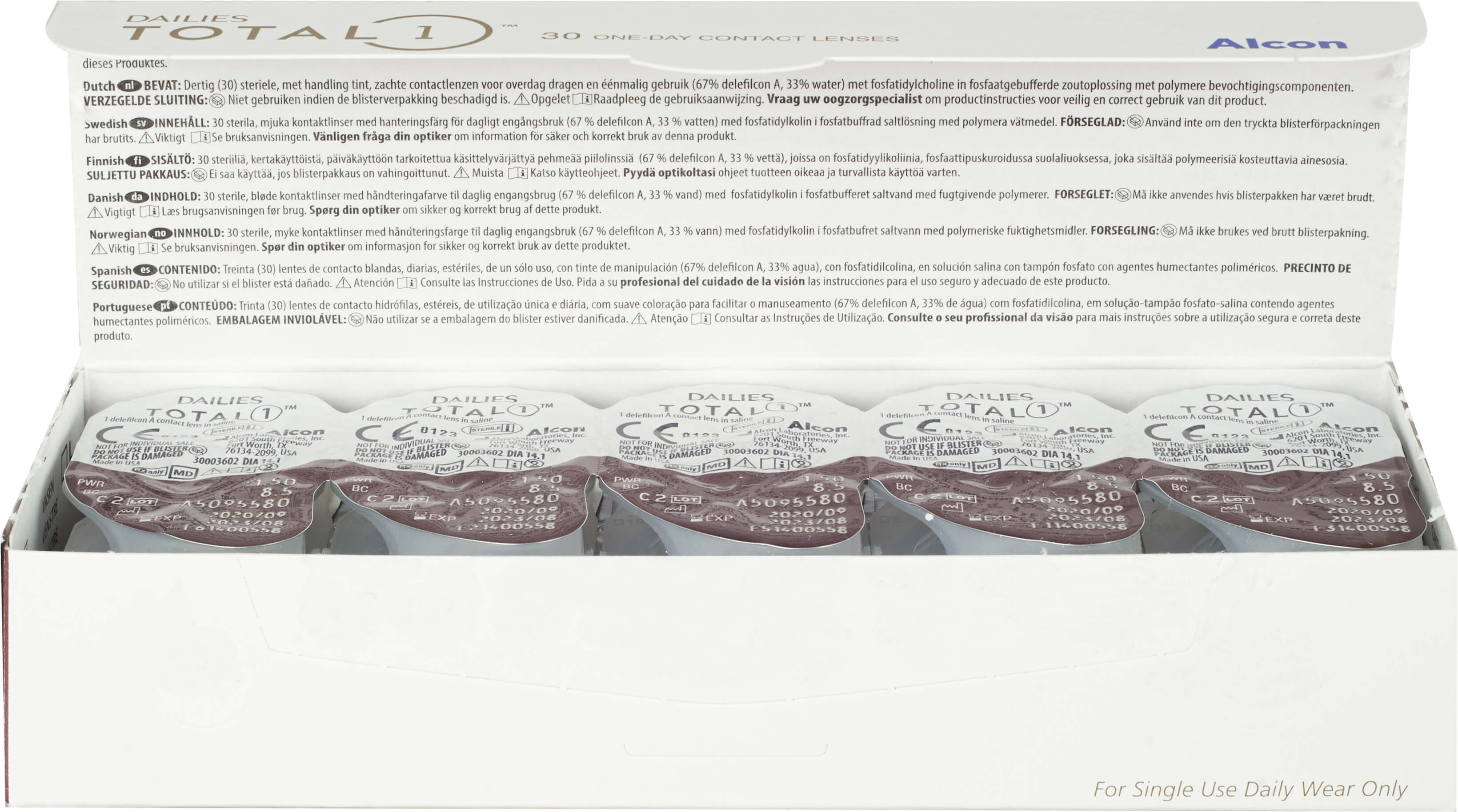 Dailies Total 1 (30 линз٭из pk90)