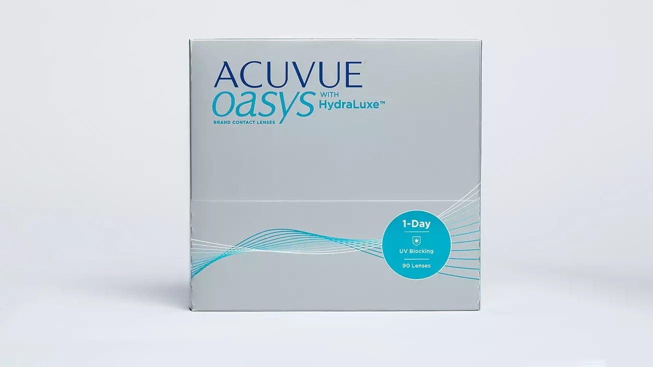 ☆ACUVUE OASYS 1-DAY with HydraLuxe☆(90 линз)