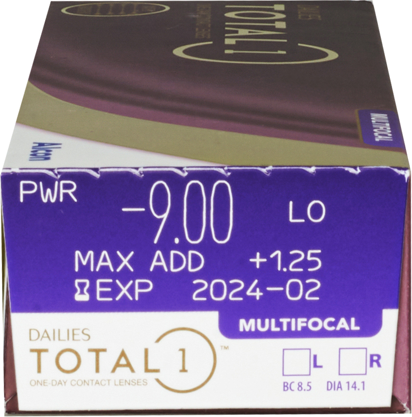 Dailies Total 1 Multifocal (30 линз)