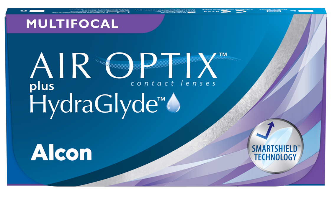 AIR OPTIX PLUS HYDRAGLYDE MULTIFOCAL (3 линзы)