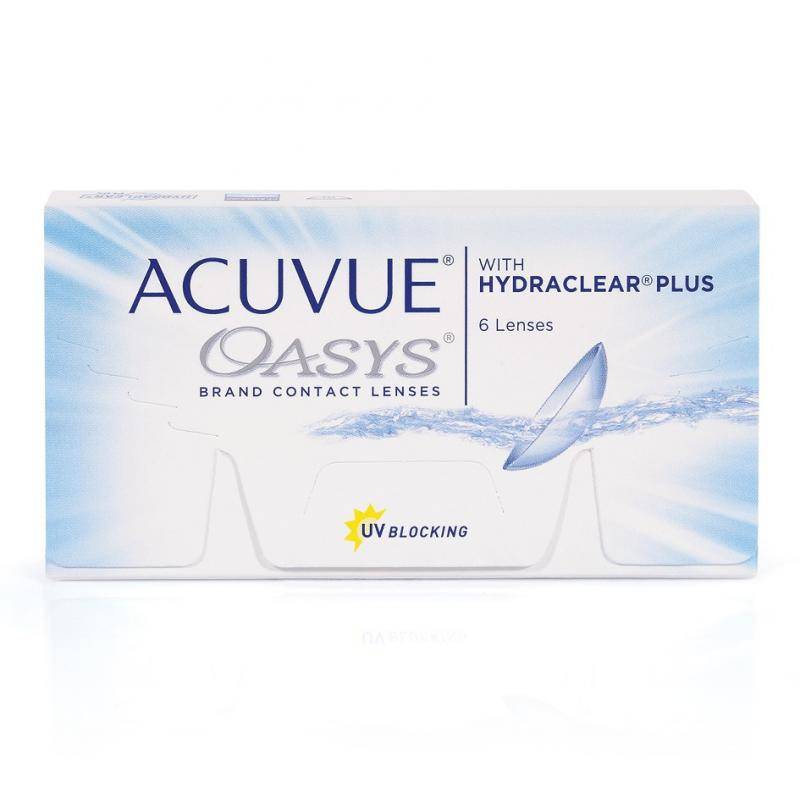 ☆ACUVUE OASYS with HYDRACLEAR PLUS☆ (6 линз)