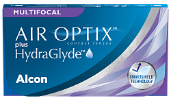 AIR OPTIX PLUS HYDRAGLYDE MULTIFOCAL (3 линзы)